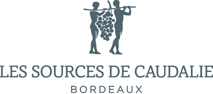 Logo du restaurant Les Sources de Caudalie (2 étoiles Michelin), lieu d'apprentissage du Chef Brice Salomon."